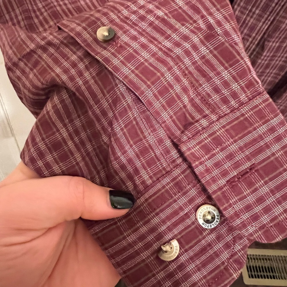 Pendleton Long Sleeve Button Down Broadway Cloth … - image 3